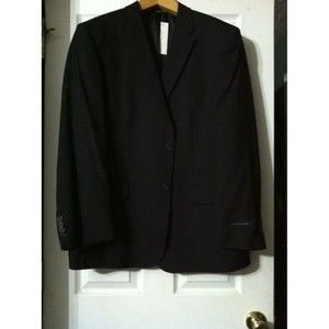 TOMMY HILFIGER MENS NEW NAVY 100% WOOL SPORT COAT JACKET BLAZER SIZE:44R